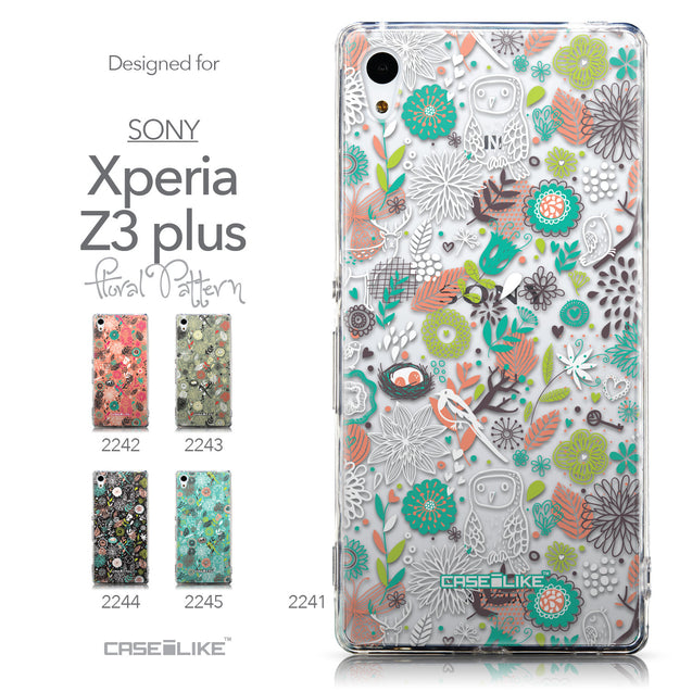Collection - CASEiLIKE Sony Xperia Z3 Plus back cover Spring Forest White 2241