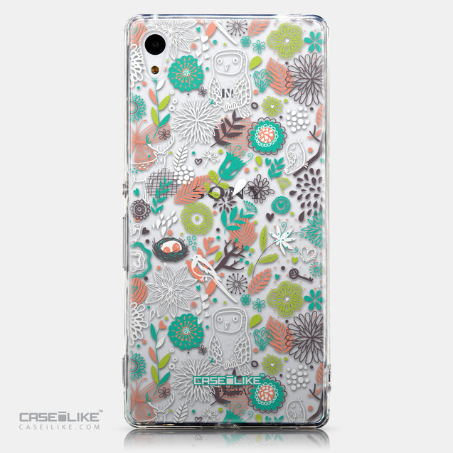 CASEiLIKE Sony Xperia Z3 Plus back cover Spring Forest White 2241