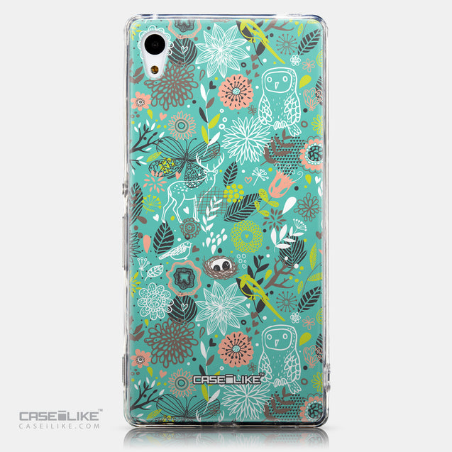 CASEiLIKE Sony Xperia Z3 Plus back cover Spring Forest Turquoise 2245