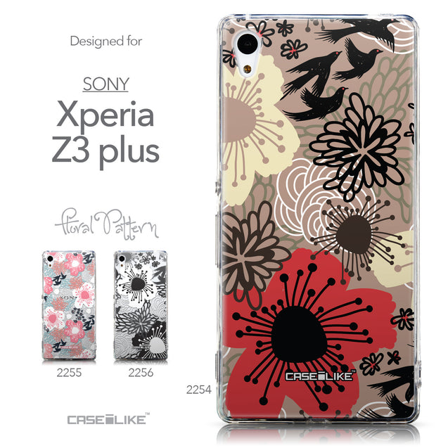 Collection - CASEiLIKE Sony Xperia Z3 Plus back cover Japanese Floral 2254