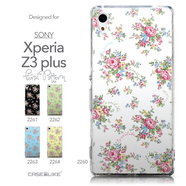 Collection - CASEiLIKE Sony Xperia Z3 Plus back cover Floral Rose Classic 2260