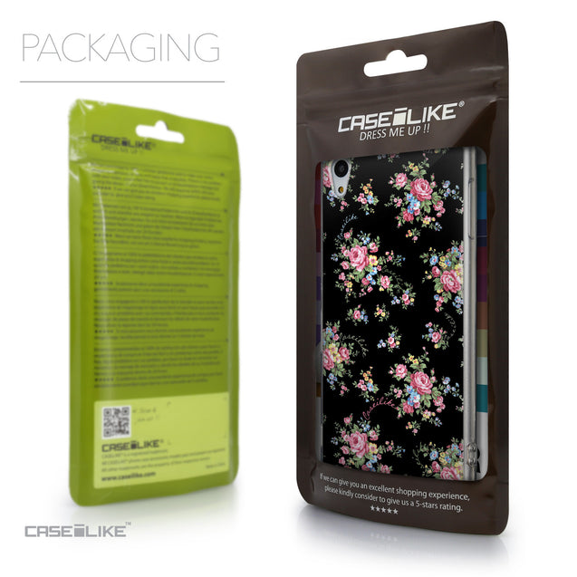 Packaging - CASEiLIKE Sony Xperia Z3 Plus back cover Floral Rose Classic 2261