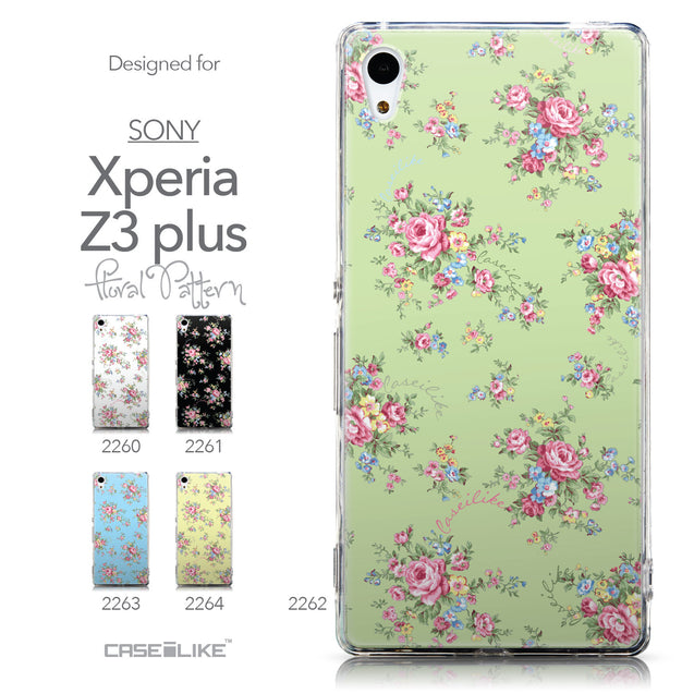 Collection - CASEiLIKE Sony Xperia Z3 Plus back cover Floral Rose Classic 2262