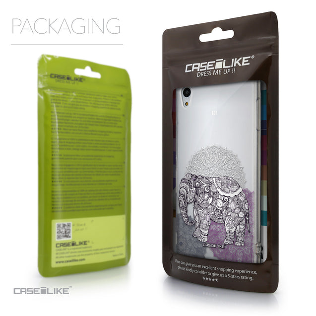Packaging - CASEiLIKE Sony Xperia Z3 Plus back cover Mandala Art 2301