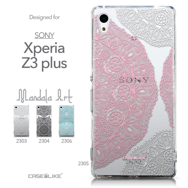 Collection - CASEiLIKE Sony Xperia Z3 Plus back cover Mandala Art 2305