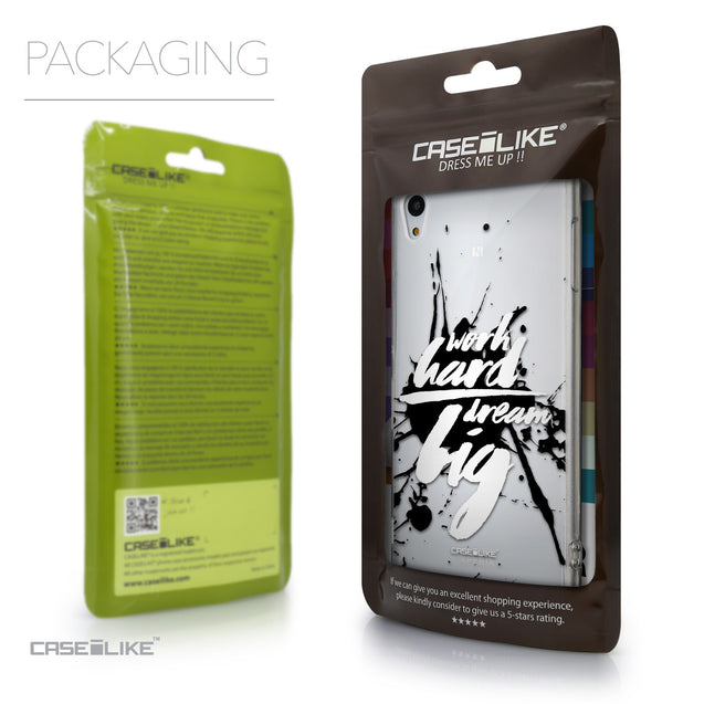 Packaging - CASEiLIKE Sony Xperia Z3 Plus back cover Quote 2414