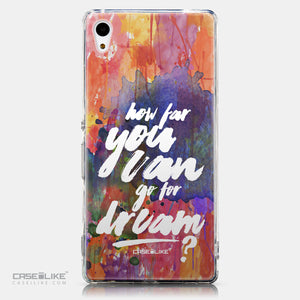 CASEiLIKE Sony Xperia Z3 Plus back cover Quote 2421