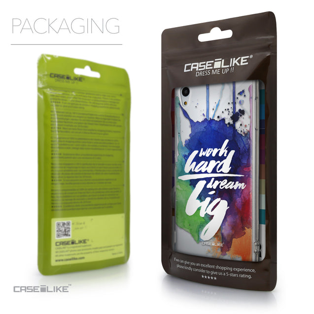 Packaging - CASEiLIKE Sony Xperia Z3 Plus back cover Quote 2422