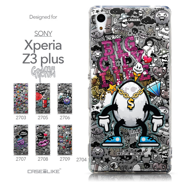 Collection - CASEiLIKE Sony Xperia Z3 Plus back cover Graffiti 2704