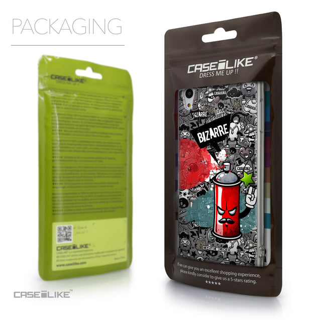 Packaging - CASEiLIKE Sony Xperia Z3 Plus back cover Graffiti 2705