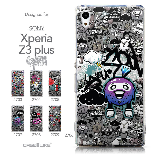Collection - CASEiLIKE Sony Xperia Z3 Plus back cover Graffiti 2706