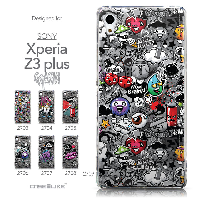 Collection - CASEiLIKE Sony Xperia Z3 Plus back cover Graffiti 2709