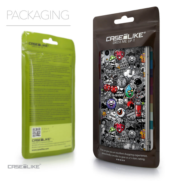 Packaging - CASEiLIKE Sony Xperia Z3 Plus back cover Graffiti 2709