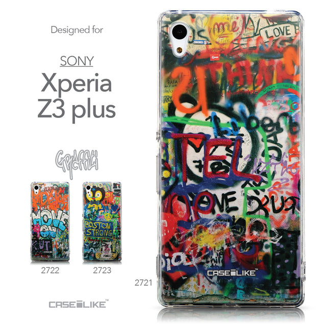 Collection - CASEiLIKE Sony Xperia Z3 Plus back cover Graffiti 2721