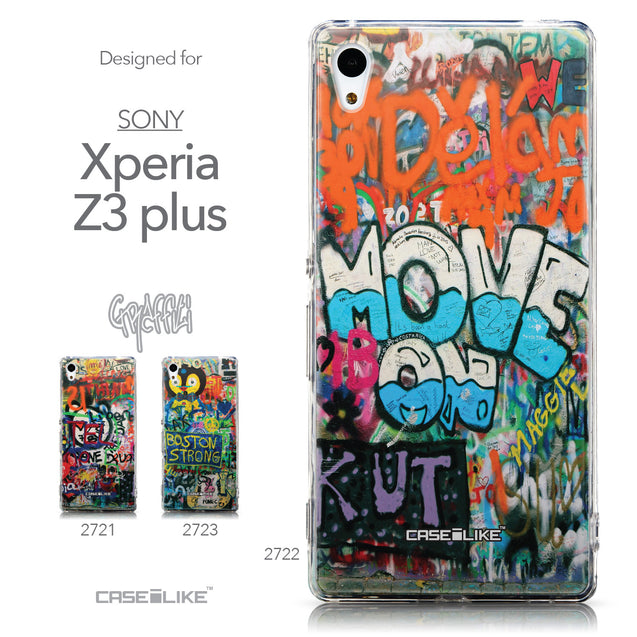 Collection - CASEiLIKE Sony Xperia Z3 Plus back cover Graffiti 2722