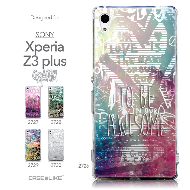 Collection - CASEiLIKE Sony Xperia Z3 Plus back cover Graffiti 2726