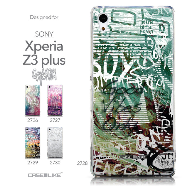 Collection - CASEiLIKE Sony Xperia Z3 Plus back cover Graffiti 2728