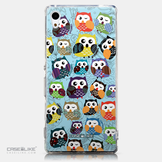 CASEiLIKE Sony Xperia Z3 Plus back cover Owl Graphic Design 3312