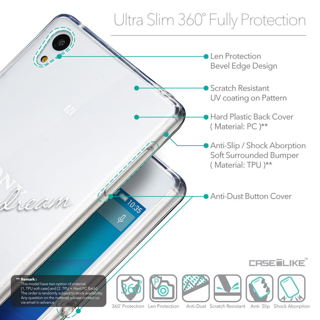 Details in English - CASEiLIKE Sony Xperia Z3 Plus back cover Owl Graphic Design 3314