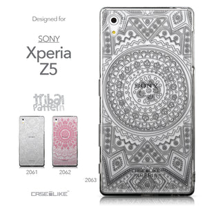 Collection - CASEiLIKE Sony Xperia Z5 back cover Indian Line Art 2063