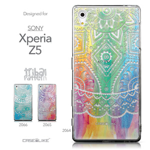 Collection - CASEiLIKE Sony Xperia Z5 back cover Indian Line Art 2064