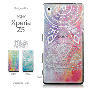 Collection - CASEiLIKE Sony Xperia Z5 back cover Indian Line Art 2065