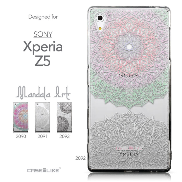 Collection - CASEiLIKE Sony Xperia Z5 back cover Mandala Art 2092