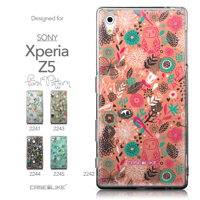 Collection - CASEiLIKE Sony Xperia Z5 back cover Spring Forest Pink 2242