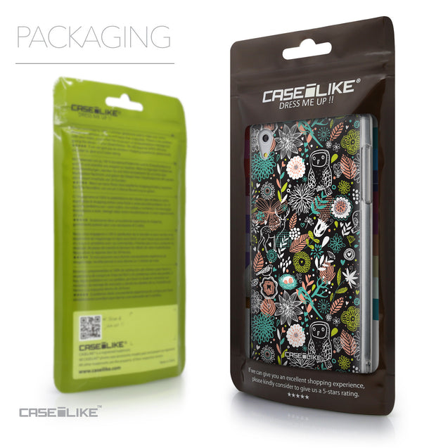 Packaging - CASEiLIKE Sony Xperia Z5 back cover Spring Forest Black 2244