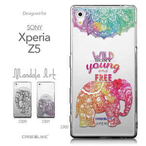 Collection - CASEiLIKE Sony Xperia Z5 back cover Mandala Art 2302