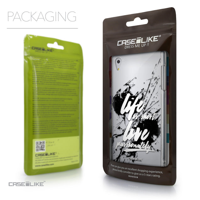 Packaging - CASEiLIKE Sony Xperia Z5 back cover Quote 2416