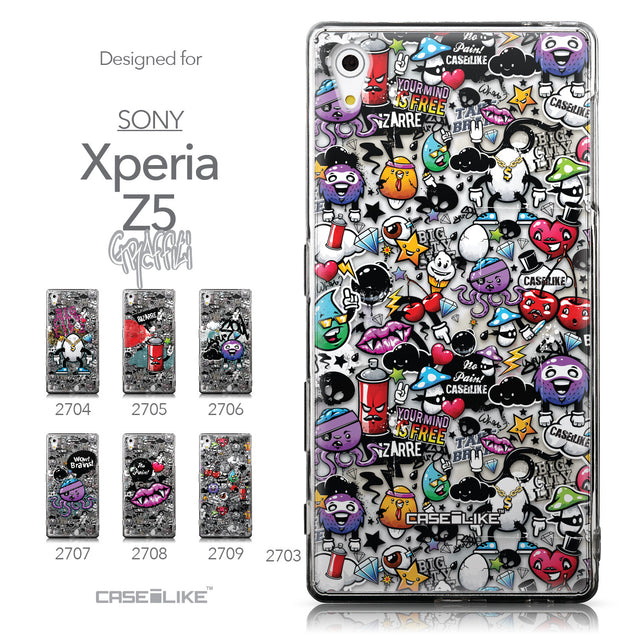 Collection - CASEiLIKE Sony Xperia Z5 back cover Graffiti 2703