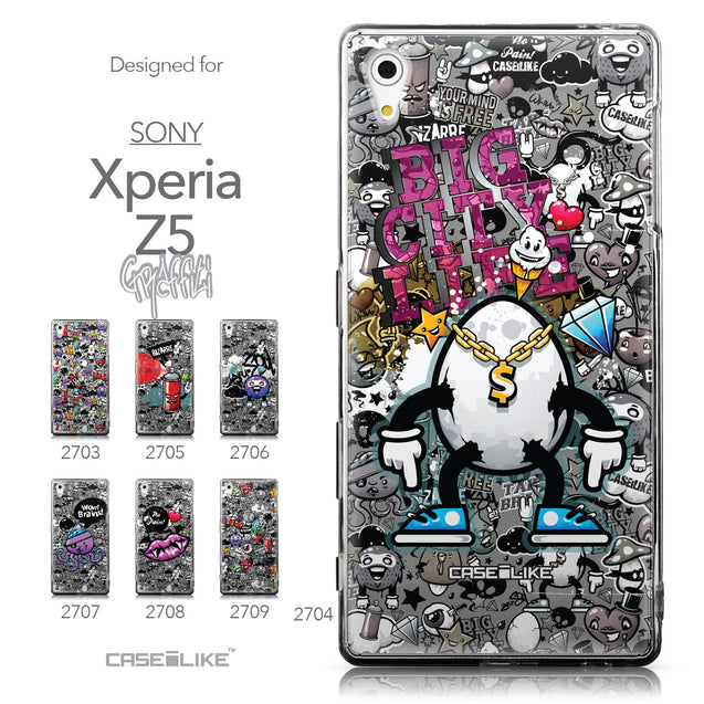 Collection - CASEiLIKE Sony Xperia Z5 back cover Graffiti 2704