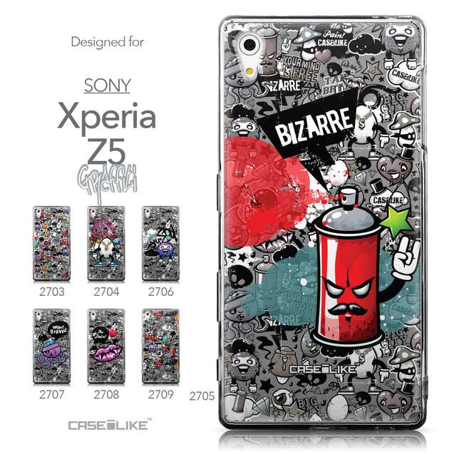 Collection - CASEiLIKE Sony Xperia Z5 back cover Graffiti 2705