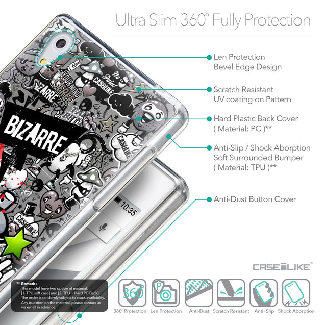 Details in English - CASEiLIKE Sony Xperia Z5 back cover Graffiti 2705