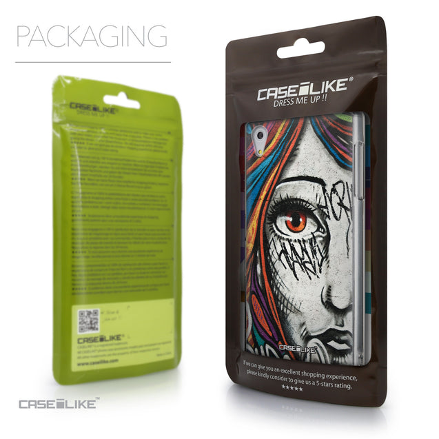Packaging - CASEiLIKE Sony Xperia Z5 back cover Graffiti Girl 2724