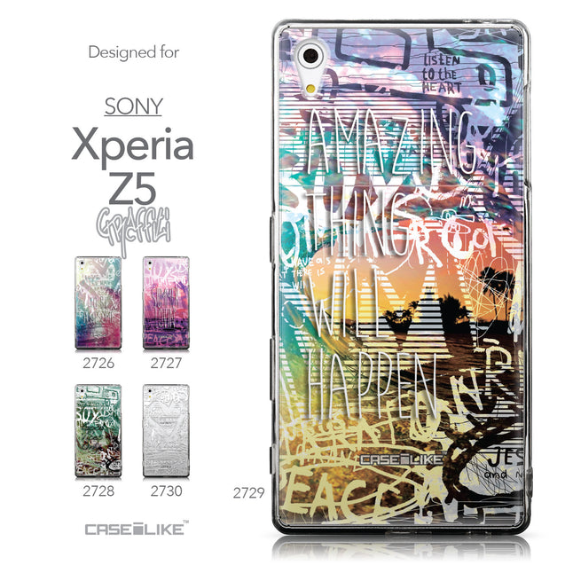 Collection - CASEiLIKE Sony Xperia Z5 back cover Graffiti 2729