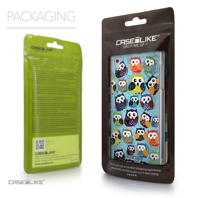 Packaging - CASEiLIKE Sony Xperia Z5 back cover Owl Graphic Design 3312