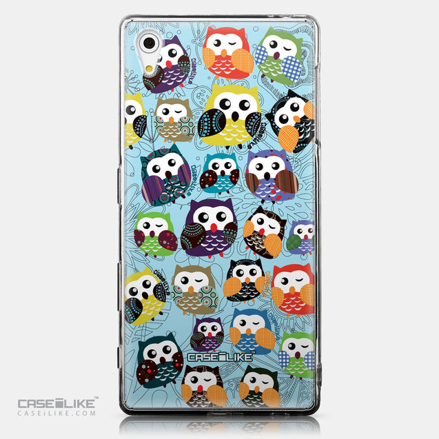CASEiLIKE Sony Xperia Z5 back cover Owl Graphic Design 3312