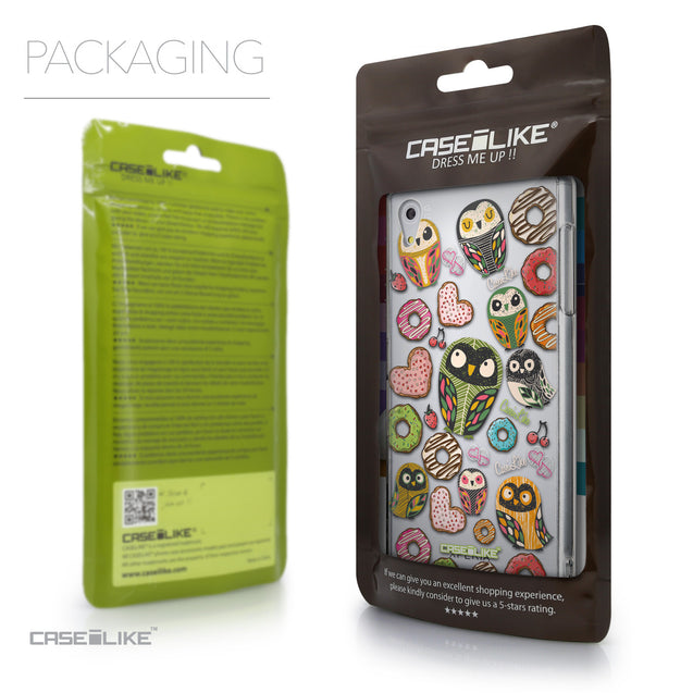 Packaging - CASEiLIKE Sony Xperia Z5 back cover Owl Graphic Design 3315