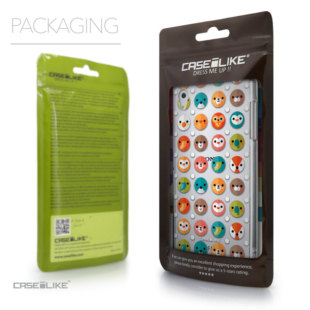 Packaging - CASEiLIKE Sony Xperia Z5 back cover Animal Cartoon 3638