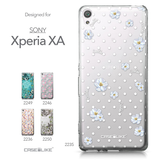 Sony Xperia XA case Watercolor Floral 2235 Collection | CASEiLIKE.com