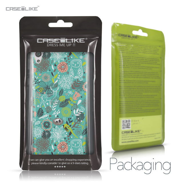 Sony Xperia XA case Spring Forest Turquoise 2245 Retail Packaging | CASEiLIKE.com