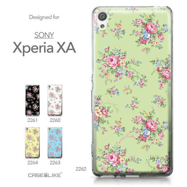 Sony Xperia XA case Floral Rose Classic 2262 Collection | CASEiLIKE.com