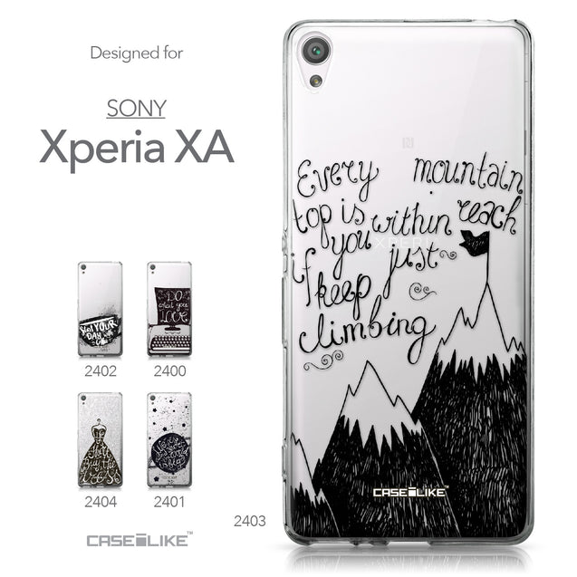 Sony Xperia XA case Quote 2403 Collection | CASEiLIKE.com