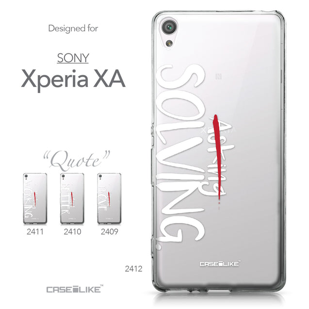 Sony Xperia XA case Quote 2412 Collection | CASEiLIKE.com