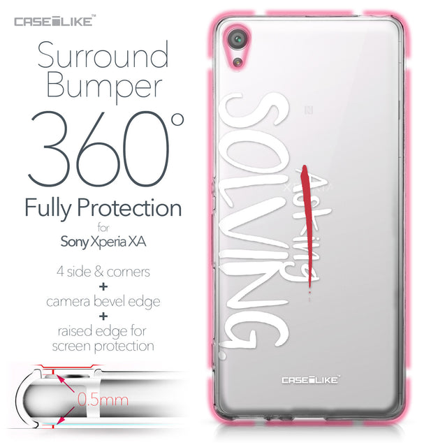 Sony Xperia XA case Quote 2412 Bumper Case Protection | CASEiLIKE.com