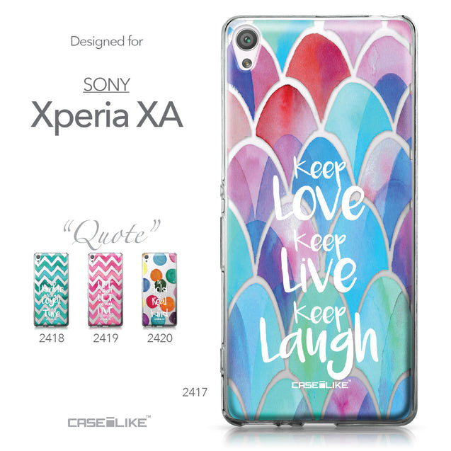 Sony Xperia XA case Quote 2417 Collection | CASEiLIKE.com