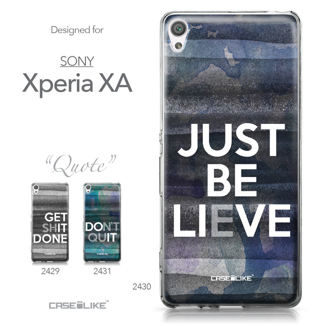 Sony Xperia XA case Quote 2430 Collection | CASEiLIKE.com