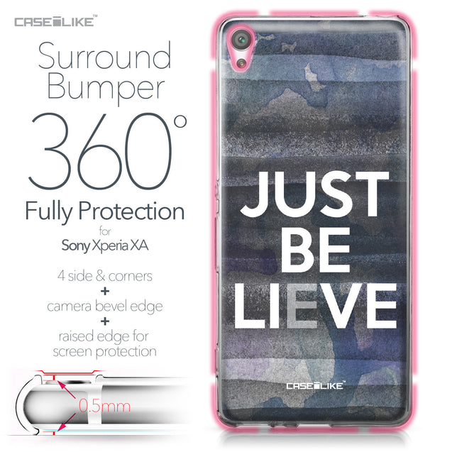 Sony Xperia XA case Quote 2430 Bumper Case Protection | CASEiLIKE.com